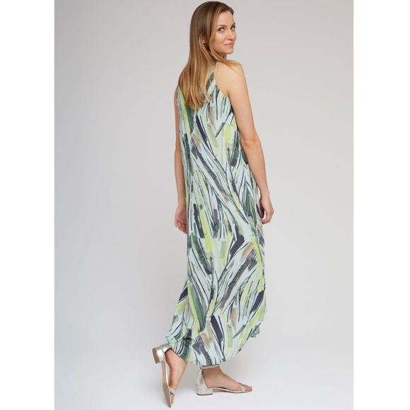 NIC + ZOE SLEEVELESS PALM PRINT MAXI DRESS - Picture 8 of 12